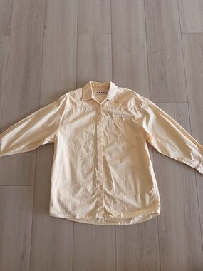 Marni Pale Yellow Casual Button-Down Shirt